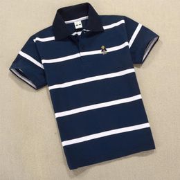 Polos bébé vêtements 3 14T été garçons polos à manches courtes t-shirt pour enfants garçon bas couleur unie enfants sweats 230625