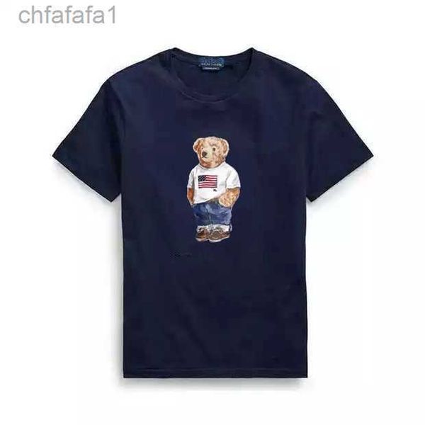 Camiseta Polos Bear, venta al por mayor, camiseta 100% de algodón de alta calidad, camisetas de manga corta, EE. UU. ORFB