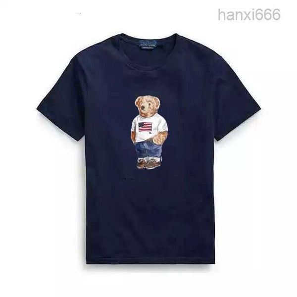 POLOS Bear t Al por mayor de alta calidad 100% Camiseta de camiseta corta de algodón EE. UU.