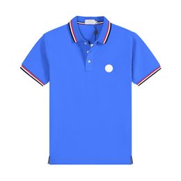Polos Designer T Herren Basic Business Shirt Mode Frankreich Marke Herren T-Shirts bestickt Poloss Armbinden Buchstaben Abzeichen Poloshirt Shorts Größe M-XXL JFHG