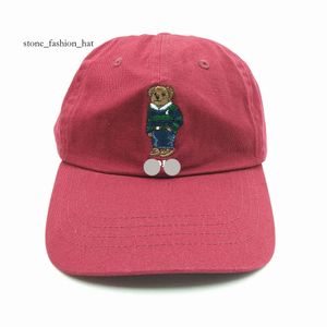 Polos chapeau classique bleu et vert rayé pull ours Polos chapeaux broderie chapeau d'extérieur nouveau avec étiquette pour la vente en gros 5891