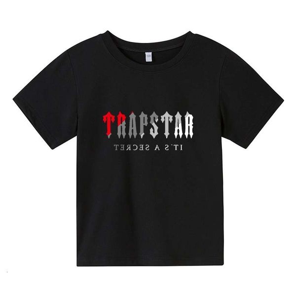 Polos Niños Tendencia de verano Marca Trap Star Moda Camisetas de manga corta 3 14 años Niños Niñas Deportes Ropa de calle Tops Ropa para niños 230417RT