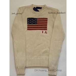 Sweaters de punto de punto Polos Sweaters de damas para hombres 2023 EE. UU. EE. UU. EMARTA - Flag de alta gama Luxury Comunible Algodón Páramo 100% Hyarn Rl Bear Women 298