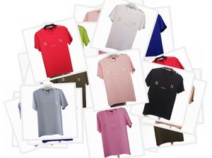 Polos luxe damesontwerper T-shirt Zwart rode brief bedrukte shirts shirts korte mouwmustiemerk ontwerper top tees Aziatische maat xs-xxl