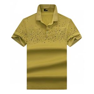 Polos Hommes Designer Marque Hommes T-Shirts Top Crocodile Broderie Polo Shirt À Manches Courtes Solide Polo Homme Polo Homme Slim Homme Vêtements Camisas Chemise M-3XL # F6004