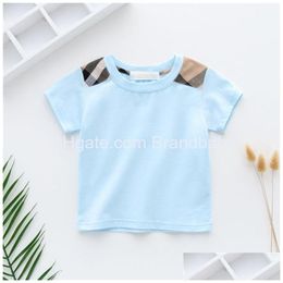 Polo's Retail Baby Jongenskleding Shirts met korte mouwen Mode Peuter Kinderen Tee Tops Casual Sportoutfits Ontwerpers 1-6Y Drop levering