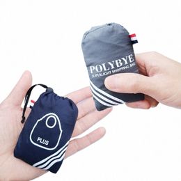 polybye Superlichte herbruikbare draagtas Milieuvriendelijke Nyl Opvouwbare winkeltas Handtas Boodschappentas Lunch Recycle e7EP #