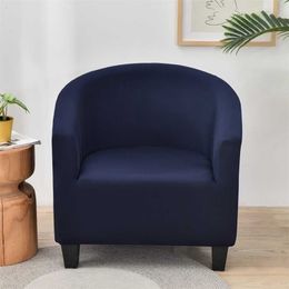 Polyester élastique extensible baignoire fauteuil canapé couverture protecteur meubles housse chaise pour el maison 211116