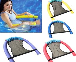 Poliéster flotante piscina fideos Sling malla silla red para natación Fiesta EN LA Piscina niños cama asiento agua relajación tamaño 82X44X02cm2958776