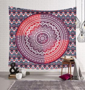 Tapisseries en polyester Bohème Mandala Tapisserie de plage Hippie Jeter Tapis de yoga Serviette Éléphant Paon Châle Serviette de bain 150 130 cm LXL662523474