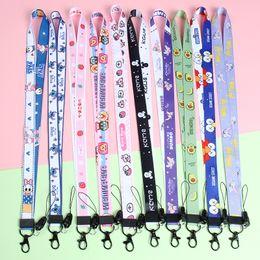 Polyester Speelgoed Cartoon Mobiele telefoon Telefoonriemen Bedels Sleutelhanger Lanyard Huls Meerkleurige cellen Telefoonketting Accessoire Camera Studentenkaart Werk ID-kaarten Lang