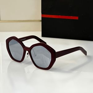 Veelhoek zonnebril luxe ontwerpers zonnebrillen dames heren zonnebrillen Hoge kwaliteit Avant garde silhouet vierkante designer tinten damesbrillen PR10ZW