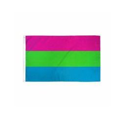Polysexual Flags Pan Seksuele Vlag 3x5 FT Banner 90x150cm Festival Party Gift 100D Polyester Bedrukte Hot Selling!