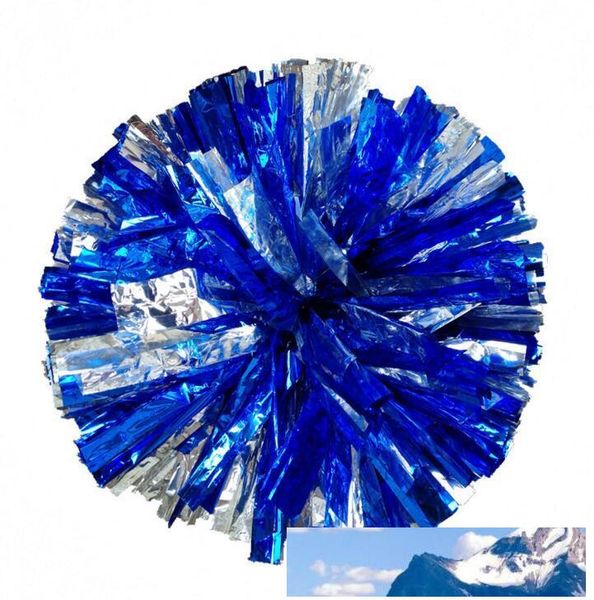 Pom Poms Cheerleading Cheering Main Fleurs Boule Pompon Fête De Mariage Festival Danse Props Cheer Leading nt