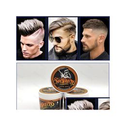 Pomades cirelles suavecito pomade maintient forte firme huile huile de cire de cire de boue 113g 4 oz de gouttes de gouttes Produits de soins outils de style ot8rc