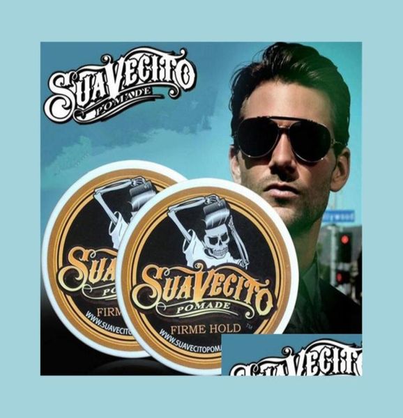 Pomades cirelles suavecito pomade fort style restaurer les cheveux squelette lissé d'huile lissée maintient les hommes et les femmes dépôt de livraison 2022 prod6699235