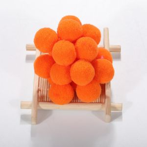 Pompoms voor doe -het -zelf kunst, ambachtsprojecten Craft Making and Hobby Levers Oranje Meerdere maten beschikbaar