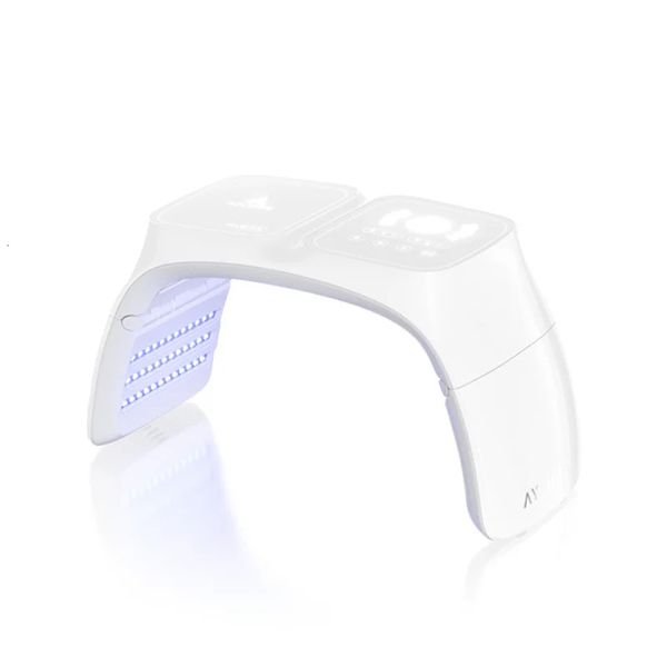 Instrument de rajeunissement Pon LED Whitening Beauty Mask Red Blue Lighting and Brightening Large Row Lamp Spectromètre 240318