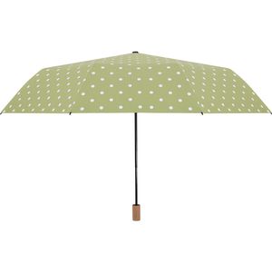 Pongee stof regen paraplu 3 vouw promotionele zonnige en regenachtige parasol parasol drievoudig vouwen