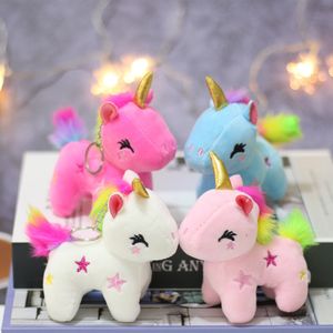 Pony peluche pequeño mini colgante bolsa llavero colgantes juguetes para niños regalo