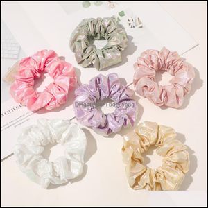 Pony tails sieraden sieradencute zijdeachtige fel kleur scrunchies dames scrunchie elastische haarbands meisjes rubber hoofddeksel donut grip lus ponyta