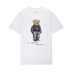 Ponyball Diseñador para hombre Diseño original Camiseta clásica para hombre Tela de algodón puro Polo suave y liso Oso Camiseta suelta para mujer Camisa de vestir S-2XL qiao