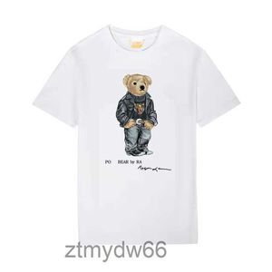 Ponyball Diseñador para hombre Diseño original Camiseta clásica Tela de algodón puro Suave Polo Oso Camisa de vestir suelta para mujer S-2XL Qiao NCPM
