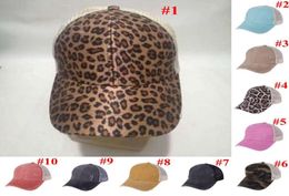 Ponytail Baseball Cap 8 styles CRISS CROSS CROST LATTER COTTON BAL CAPING CACTUS HIGH Messy Buns chapeaux DDA4977568876