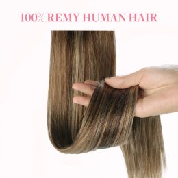 Ponytail Human Hair Wrap autour de la cave à cave 100% Remy Remy Human Heum Clip Clip-in Pony Ponytail Extensions pour les femmes 75-90g