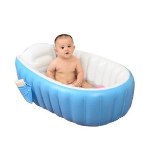 Zwembadaccessoires 2021 Binnenlandse pasgeboren baby Jongens en meisjes Opblaasbaar opvouwbaar bad Zwemmen Tub193W Drop Delivery Sport Buiten Water Otzie