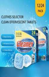 Pool Accessoires 24 PCS Wasmachine Cleaner Detergent Bruilstaat Tablet Wasmachine Deodorant Duurzame multifunctionele Deep CLEA5637790