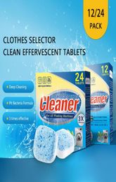 Accessoires de piscine 24 PCS Washing Machine Cleaner détergent Tablette effervescente Roundette Déodorant Durable Multifonctionnel Deep CLEA5637790