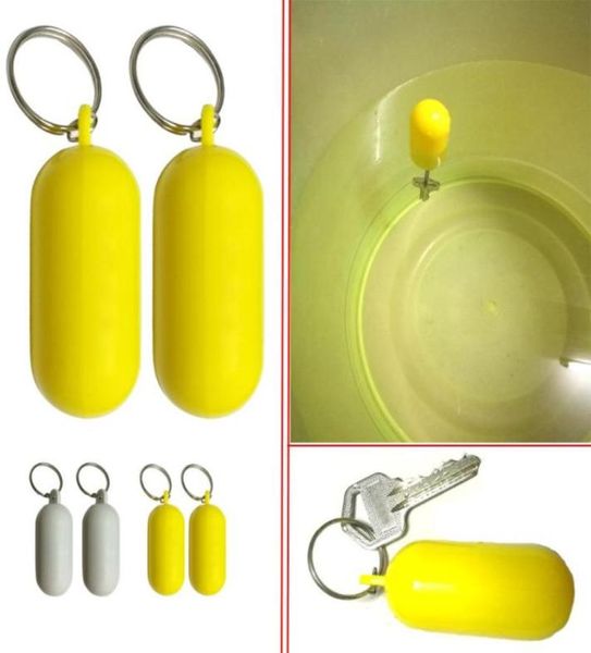 Accessoires de piscine 2pcs kayak clés flottants Fender clés flottants anneau marin navigation canal flotteur keychain2274272