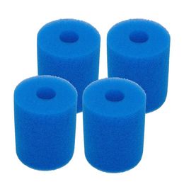 Accessoires de piscine - Paquet de 4 éponges de cartouche filtrante pour outil de nettoyage de baignoire lavable réutilisable de type H In-Tex FilterPool