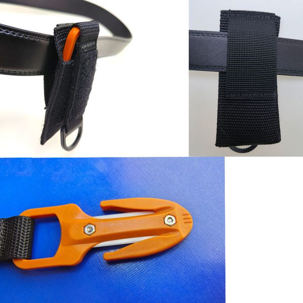 Accesorios para piscinas Cuchilla de cerámica Corte de buceo Cuchillo especial Cortador de línea Cuchillo subacuático Funda de pesca submarina Soporte de emergencia de seguridad 230608