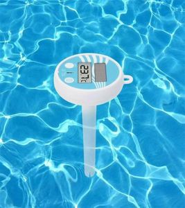 Pool Accessoires Outdoor Float Home Spa Digitale zwemthermometer Zonne -aangedreven watertemperatuurtester1972734