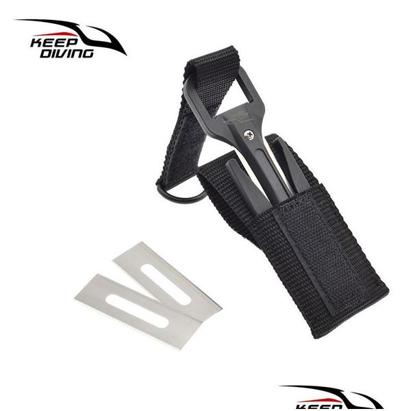 Accesorios de piscina buceo cortador de buceo especial cortador de cuchillo con pesca submarina Equipo secante MTI Color Opcional C DH3IT