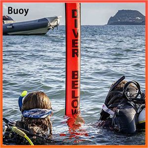 Accesorios para piscinas Marcador de superficie Boya Visibilidad colorida Seguridad Inflable Buceo SMB Alerta de buceo Buceador debajo de DSMB Equipo de equipo de seguridad de buceo 230608