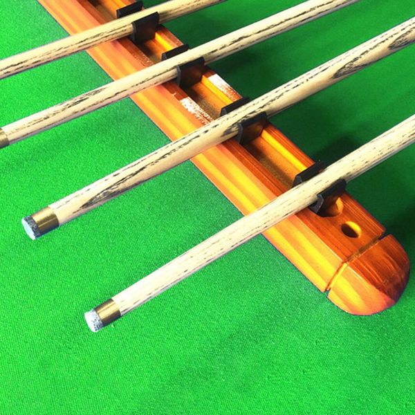Pool Cue Rack Rack Claw Billard Rods Holder Billard Cue Rack avec 4 clips de signaux pour Billard Players Pool Stick Holder Snooker Table
