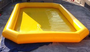 Zwembad Opblaasbare Hamster Water Bal Zwembad 8x10m Hoge Kwaliteit Commerciële PVC Opblaasbare Pools Gratis Verzending Gratis Pomp