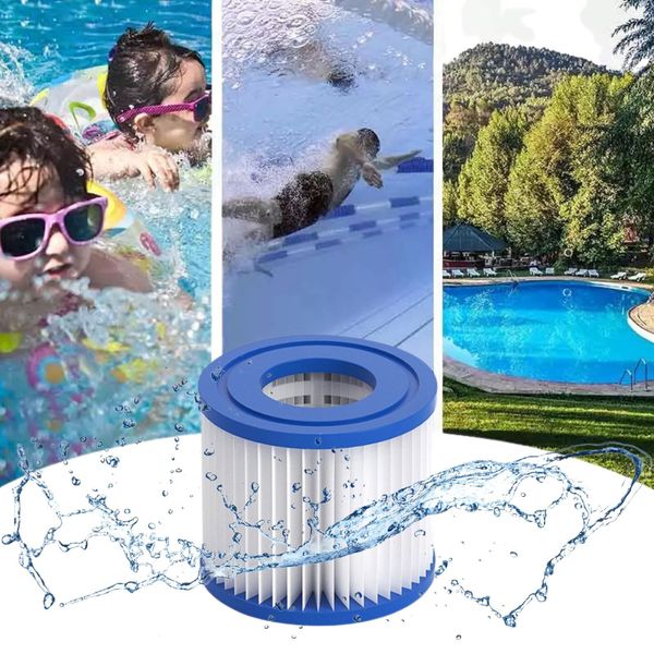 Le filtre à spa de piscine remplace la cartouche de remplacement de la piscine D Type D compatible avec 58283e pour le bain à remous gonflable