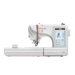 Pooline digitale borduurmachine automatisch 7 '' grote LCD -touchscreen 4 "x 9,2" s huishoudelijke borduurmachine voor kleding
