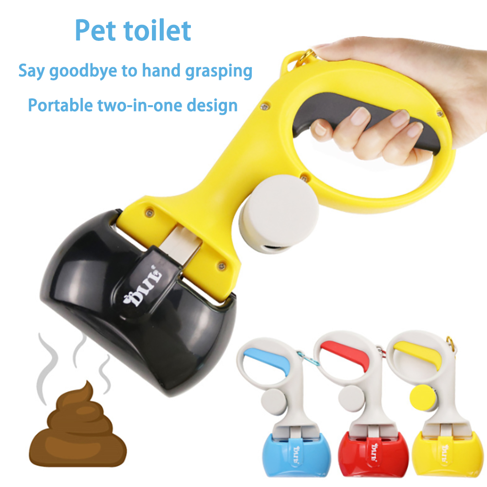 Poop Picking Tool for Dogs Scooper Scoop Shovel Pick Up Animal Waste Picker Pet Bags Outdoor Cleaning Tools