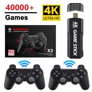 M9 Draagbare videogameconsole GD10 Draadloze dubbele controller 4K HD TV Retro Games 50 emulators 128G 40000 games 64GB 30000 games voor PS1/N64/DC