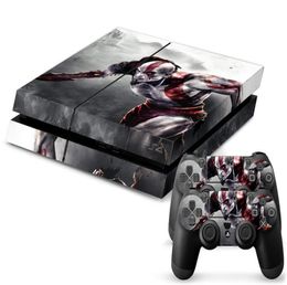 Pop God of War PS4 Skin Sticker Wrap voor PlayStation 4 PS4 Console en 2 Controller Cover Decal6299536