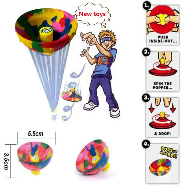 Tarnfarbenes Fidget-Spielzeug, Spin-Bounce-Ball-Schüssel, Dekompressions-Bounces, obere Hälfte, Hüpfschalen, Kinderspielzeug, Geschenk