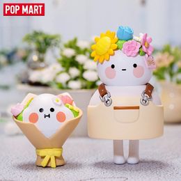 Pop Mart Bobo Coco A Little Store Series Being Box Toys Acción de anime Figura 1pc/12pcs Surprise Mystery Box Dolls Girls Gift 240513