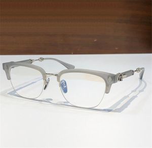 Lunettes optiques Pop rétro pour hommes, Style Punk EVA, demi-monture carrée, lentille transparente HD, qualité supérieure, cadeau QQ