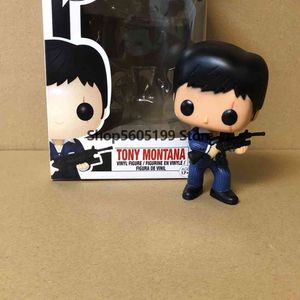 POP Scarface Tony Montana Met Doos Vinyl Actiefiguren Collectie Model Speelgoed X0503