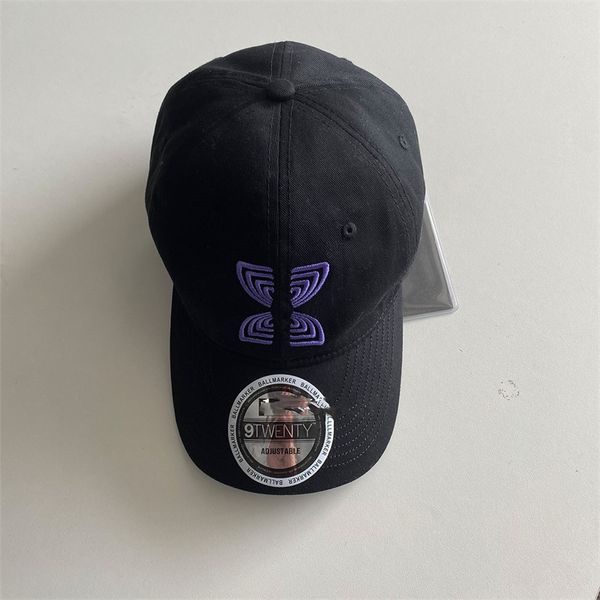 Pop Up Capsule limitée casquettes violettes papillon broderie aimant casquette de Baseball Kenijima même mode accessoires décontractés